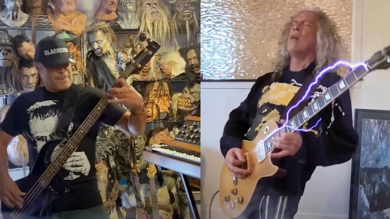 Metallica: Kirk Hammett e Robert Trujillo celebram Halloween com cover de 'Frankenstein'