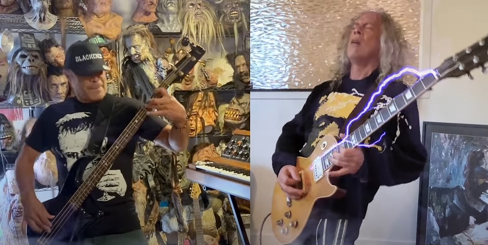 Metallica: Kirk Hammett e Robert Trujillo celebram Halloween com cover de ‘Frankenstein’