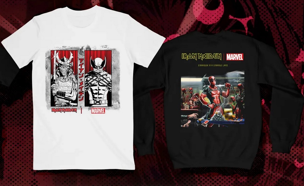 Iron Maiden e Marvel se unem em nova coleção de roupas