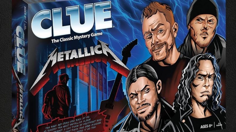 Metallica lança versão do jogo de tabuleiro Detetive