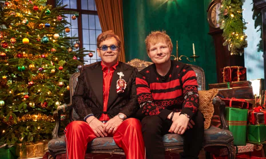Ed Sheeran e Elton John lançam faixa natalina ‘Merry Christmas’; assista clipe