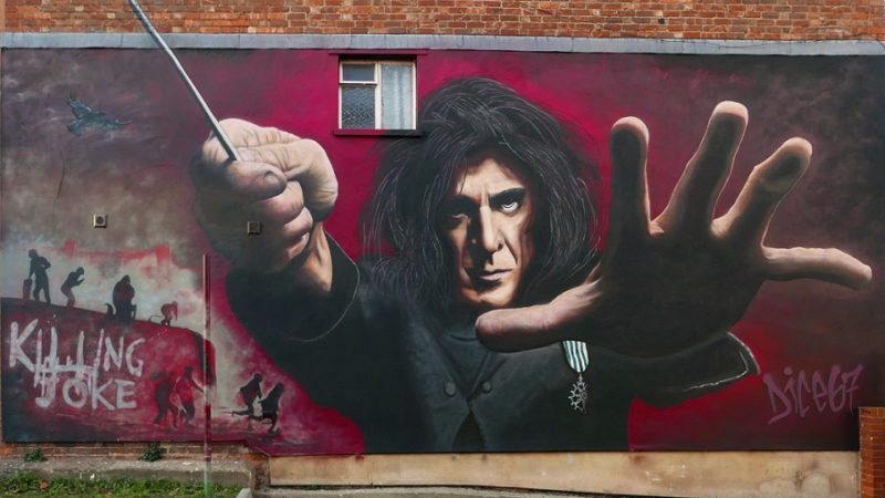 Mural de Jaz Coleman, do Killing Joke, é confundido com Professor Snape de 'Harry Potter'