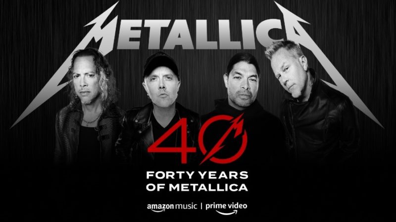 Metallica anuncia transmissão ao vivo dos shows de 40 anos pela Amazon