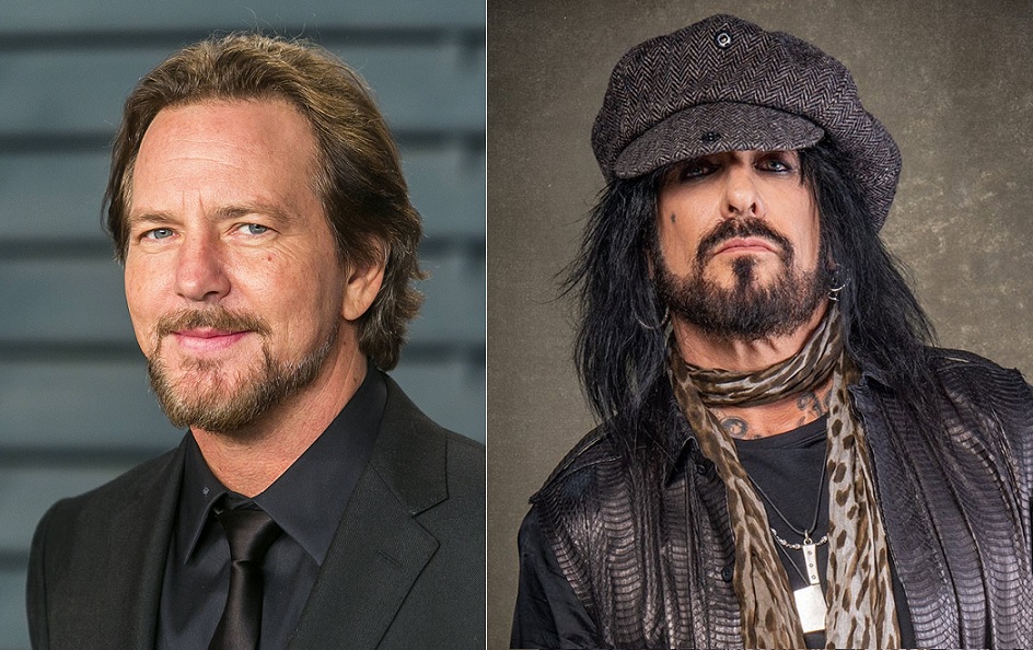 Eddie Vedder diz que odiava bandas como Mötley Crüe e Nikki Sixx reage ao Pearl Jam: ‘banda chata’