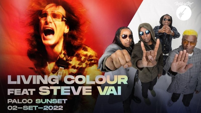 Rock in Rio 2022: Living Colour com Steve Vai e Bullet For My Valentine são confirmados no Palco Sunset