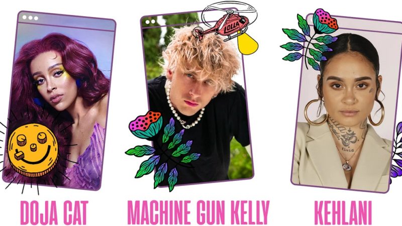 Lollapalooza Brasil anuncia dia extra gratuito com Machine Gun Kelly, Doja Cat e Kehlani