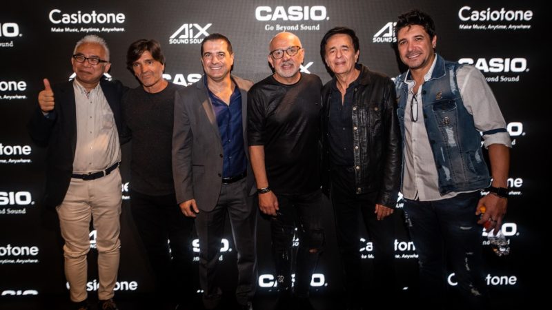 Casio promove evento com grandes artistas para lançar teclado inovador