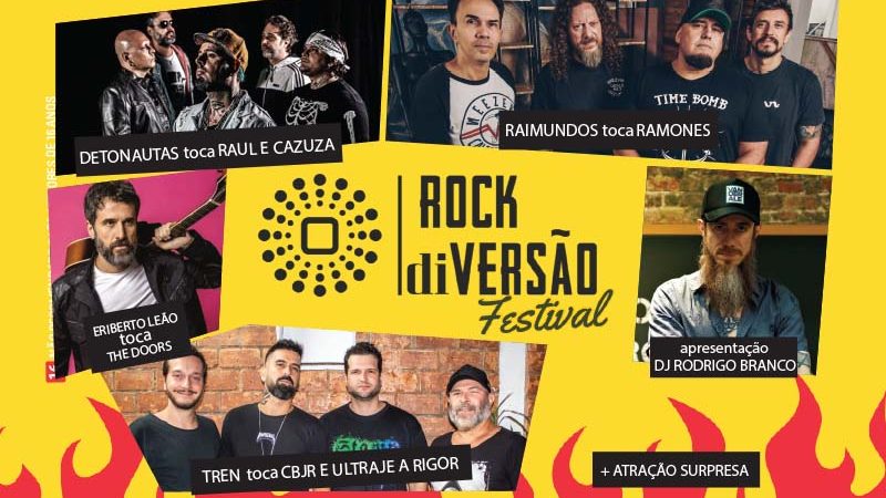 Detonautas, Raimundos, Eriberto Leão e Tren tocam do Festival Rock DiVersão no Tokio Marine Hall