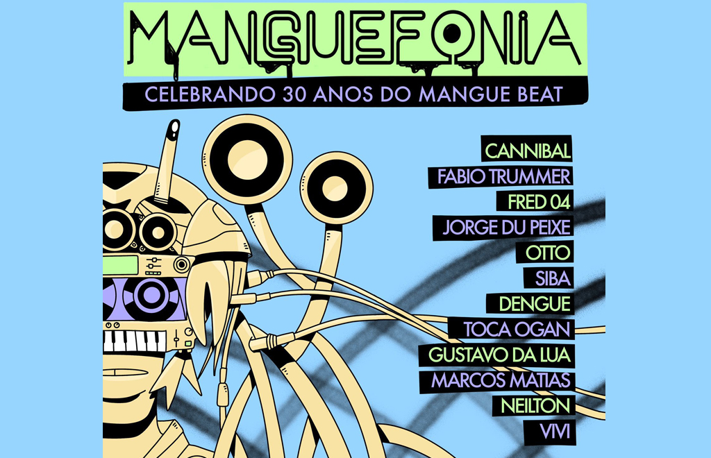 MangueFonia: membros da Nação Zumbi e Mundo Livre S/A celebram 30 anos do Manguebeat em SP