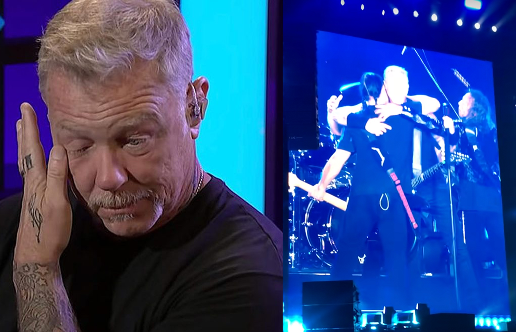 James Hetfield, do Metallica, se emociona em show no Mineirão; assista