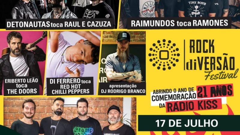 Detonautas, Raimundos, Di Ferrero, e mais, tocam do Festival Rock DiVersão em SP