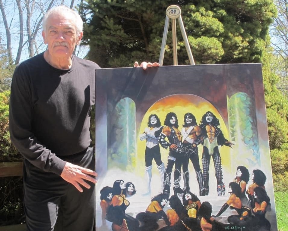 Ken Kelly, ilustrador de capas de discos do KISS, Rainbow e Manowar, morre aos 76 anos