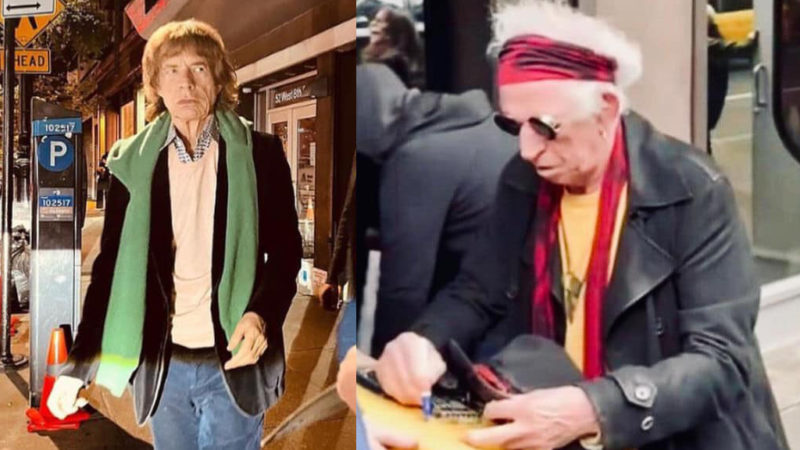 Rolling Stones são vistos saindo de lendário estúdio em Nova York