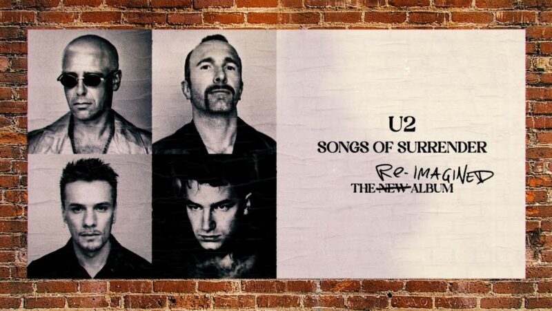 U2 anuncia álbum de regravações 'Songs of Surrender'