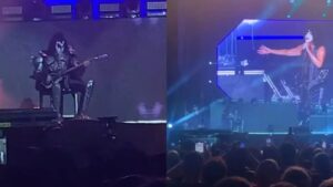 Gene Simmons passa mal em show do KISS em Manaus; veja vídeo