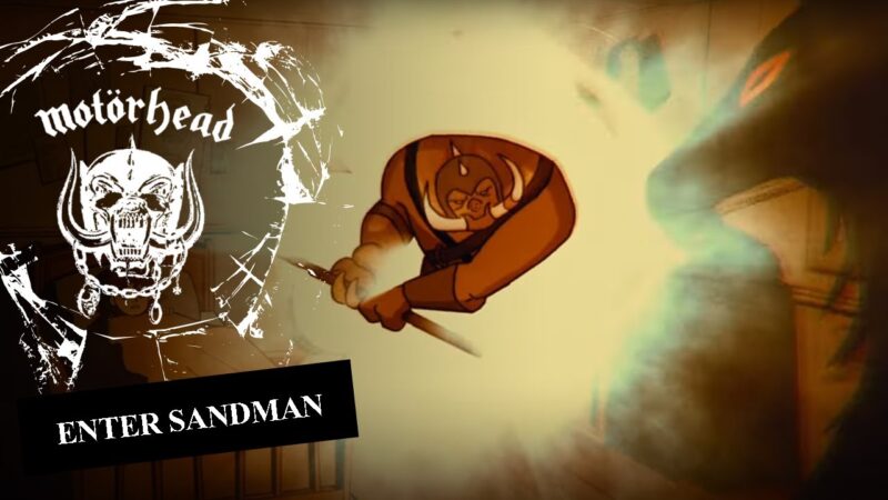 Motörhead divulga cover raro de 'Enter Sandman', do Metallica; confira clipe animado