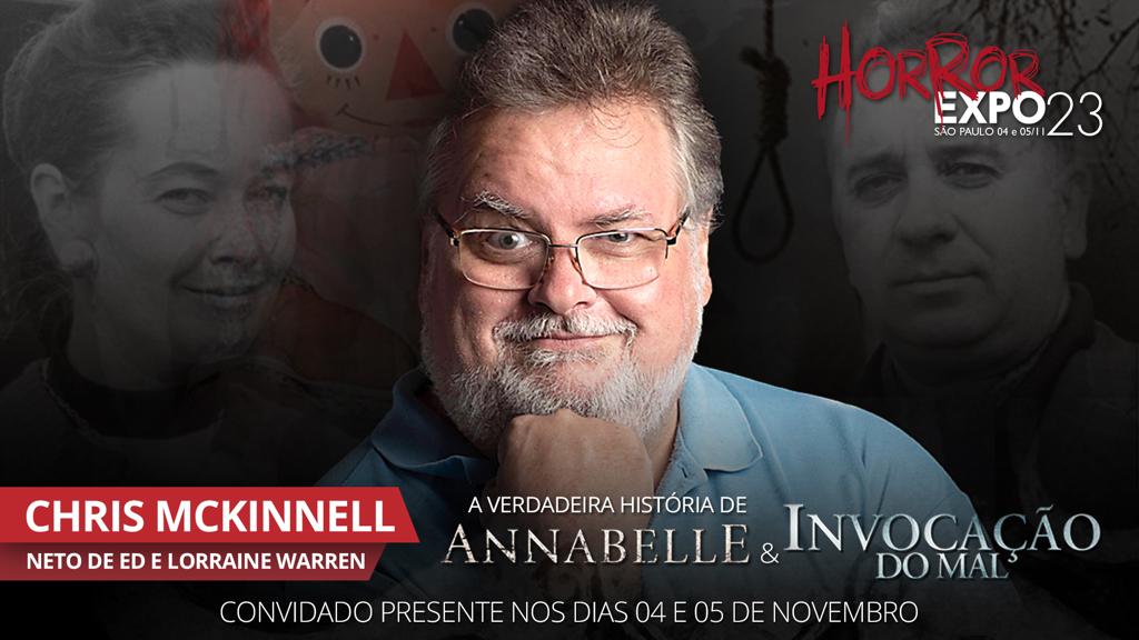 Chris McKinnell, neto do casal Warren, é confirmado na Horror Expo 2023