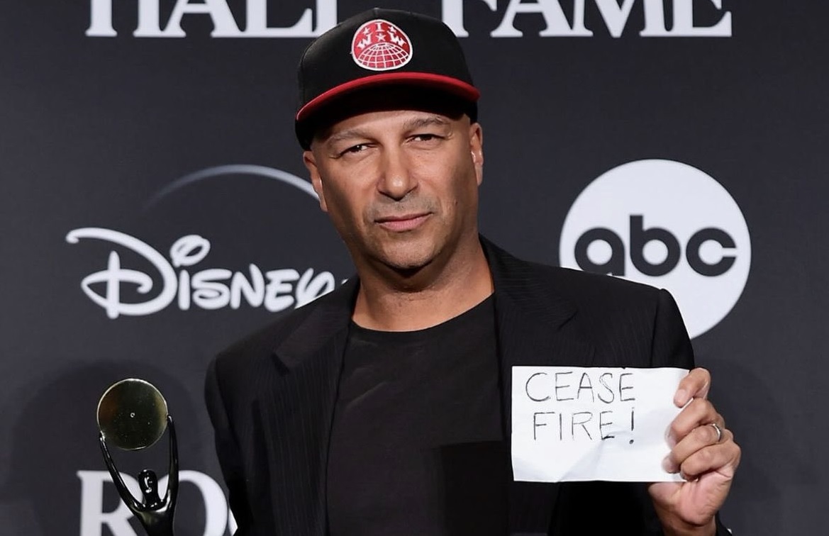 Tom Morello é o único membro do Rage Against The Machine presente no Rock Hall