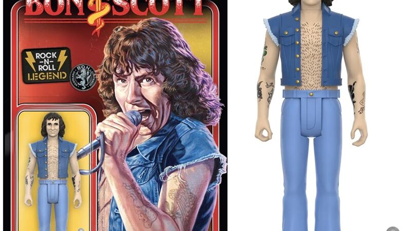 Bon Scott, do AC/DC, ganha versão de boneco colecionável