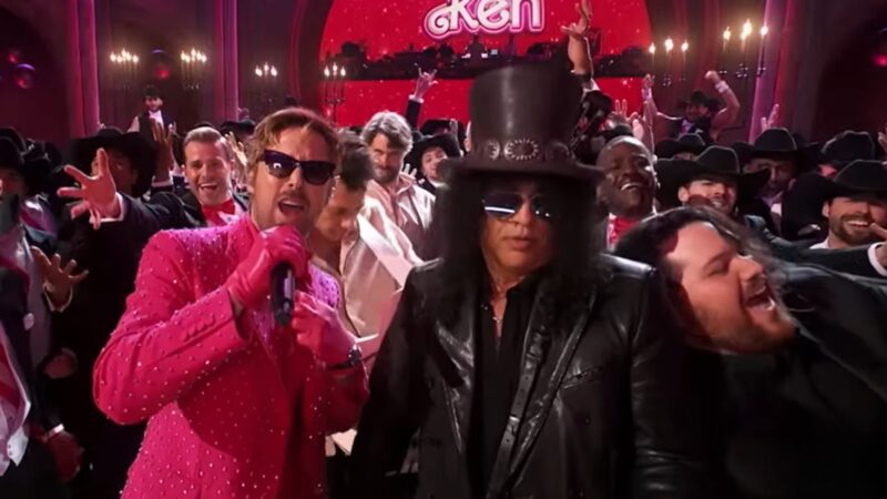 Oscar 2024: Ryan Gosling brilha em performance com Slash, Wolfgang Van Halen e Mark Ronson