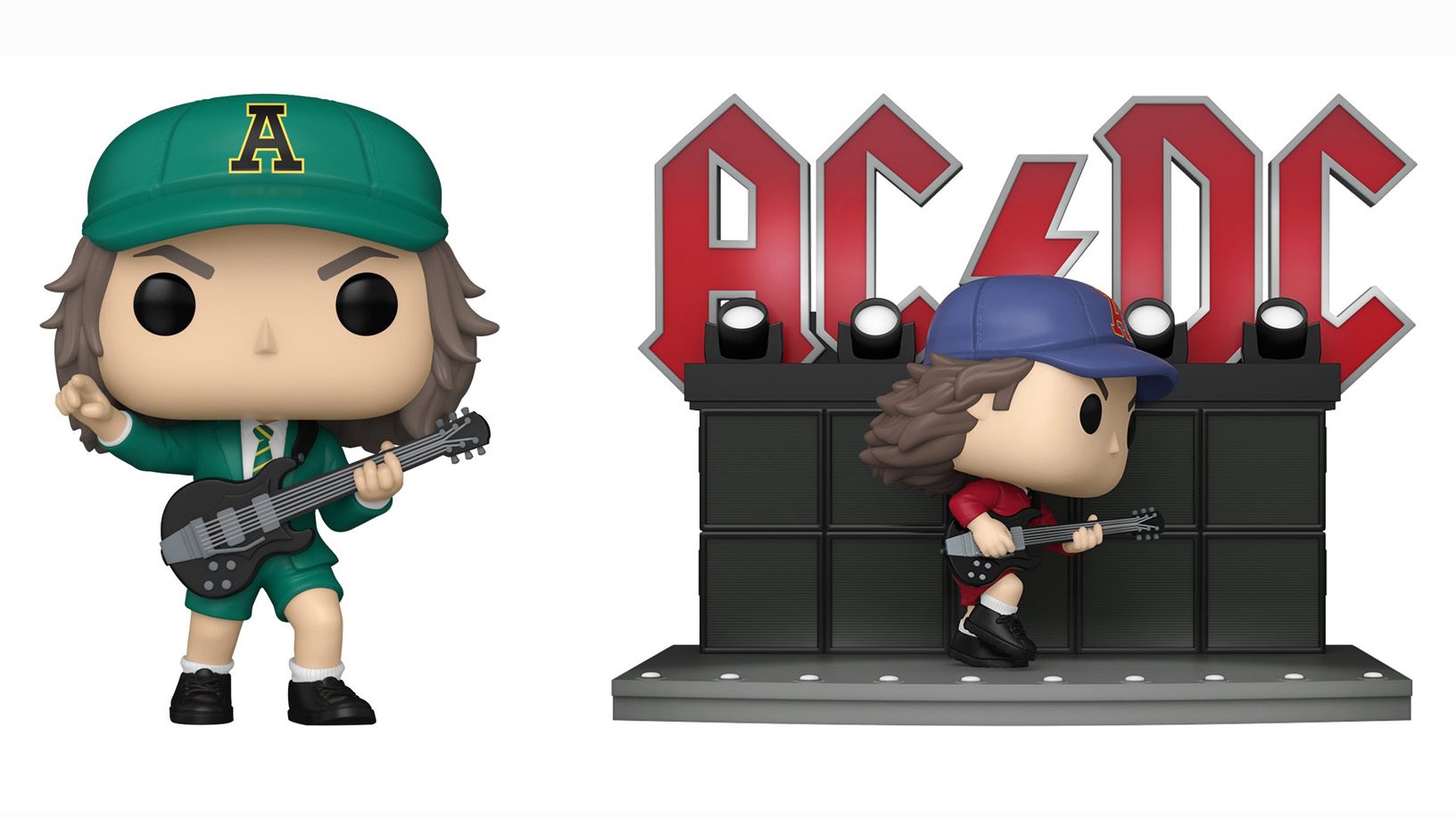 Angus Young, do AC/DC, ganha novos colecionáveis da Funko