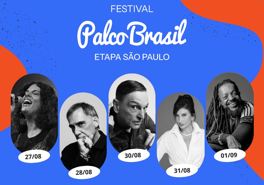 Caixa Cultural SP recebe Festival Palco Brasil com shows gratuitos de Céu, Paulo Miklos, Zizi Possi e mais