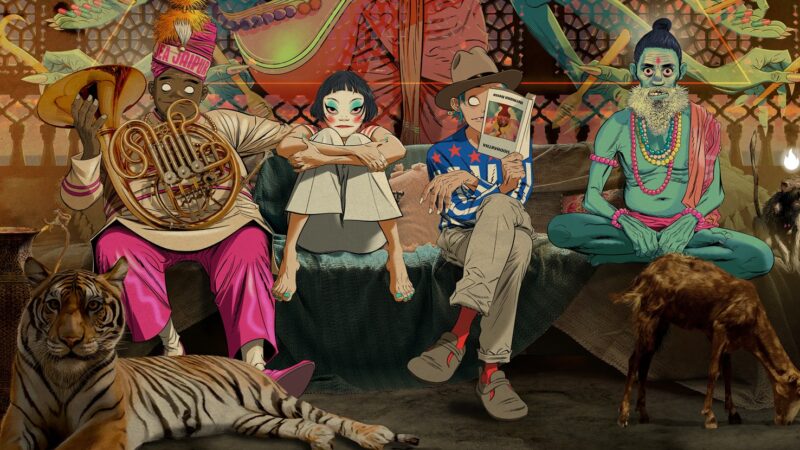 Gorillaz anuncia novo álbum e lança single 'The Happy Dictator'