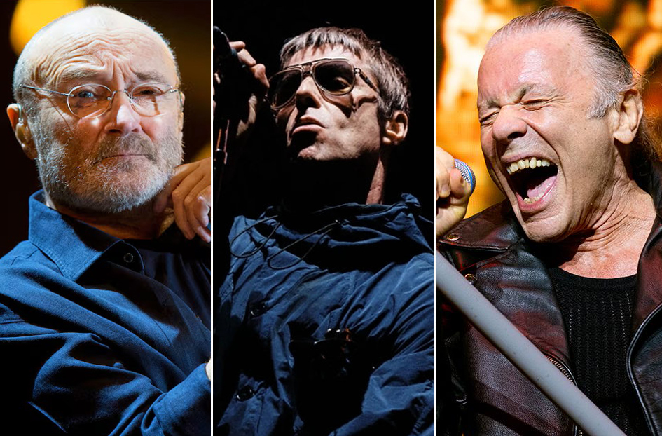 Phil Collins, Iron Maiden e Oasis são indicados ao Rock and Roll Hall of Fame 2026