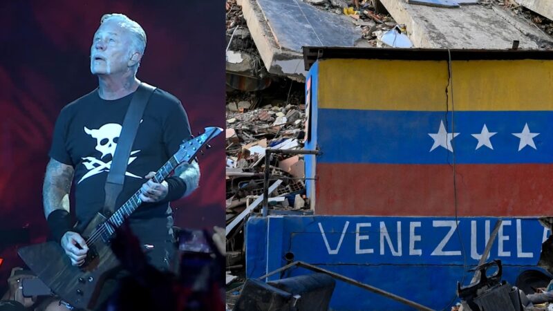 Metallica e Rush anunciam ajuda à Venezuela após terremotos