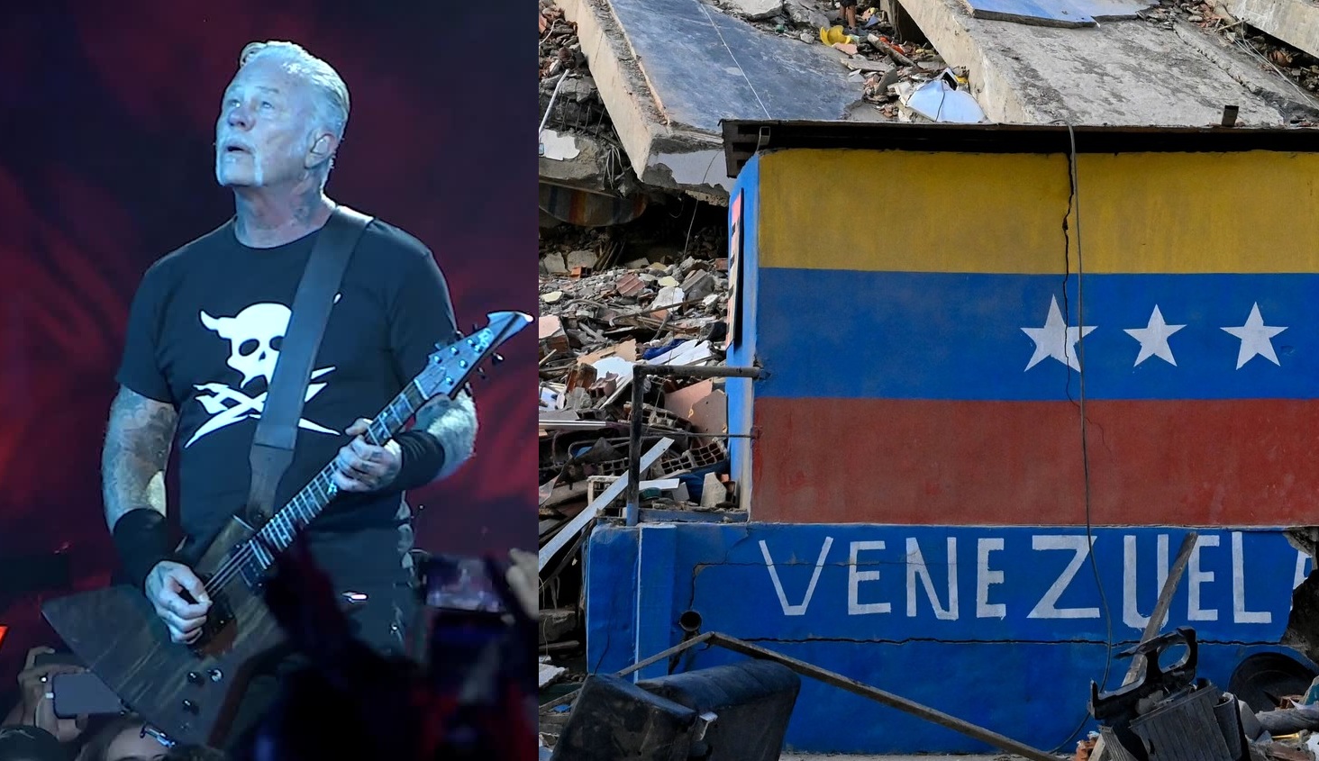 Metallica e Rush anunciam ajuda à Venezuela após terremotos